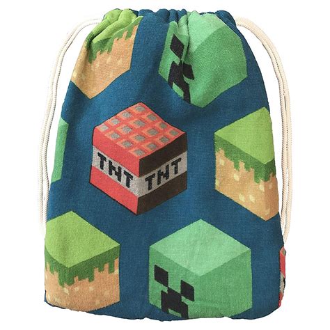 Minecraft Creeper Beach Towel With Backpack Official Minecraft Store