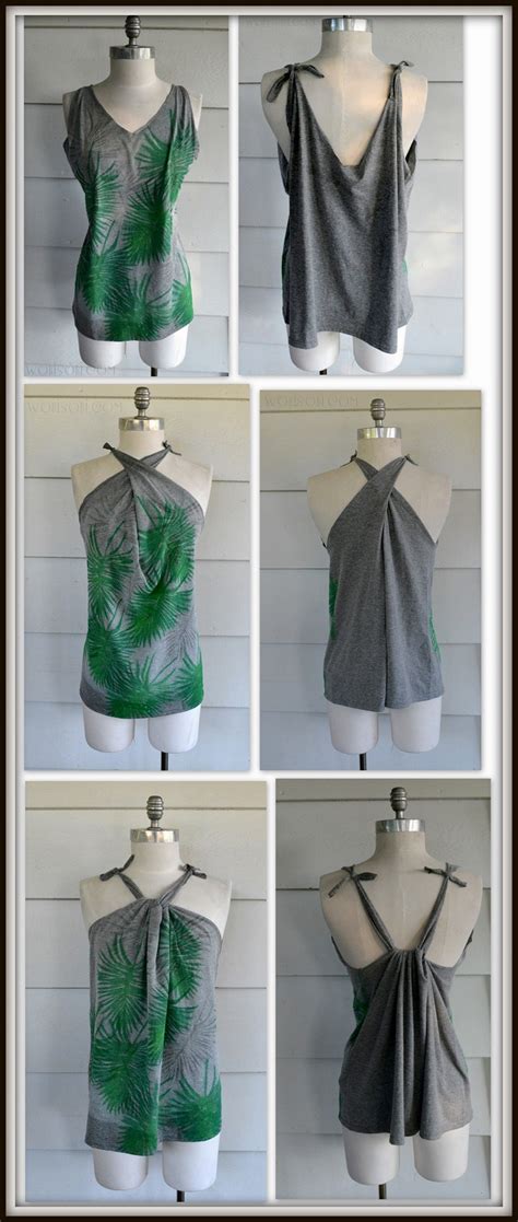 You can be as simple or complex as you want. WobiSobi: No-Sew Multi-way, Summer Tank: DIY