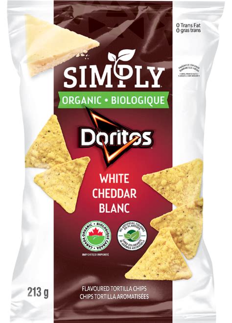 Simply Doritos White Cheddar Tortilla Chips Doritos