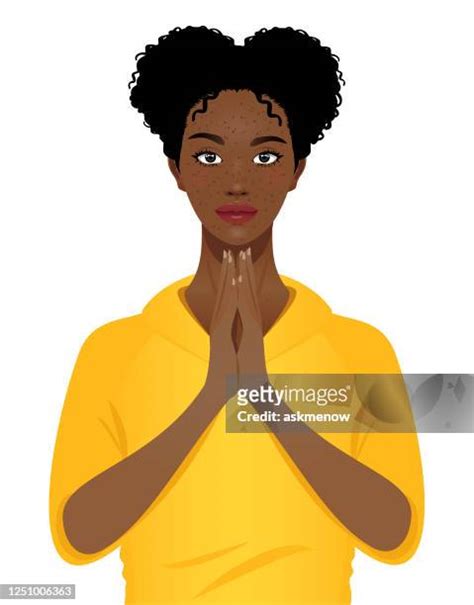 Black Woman Praying High Res Illustrations Getty Images