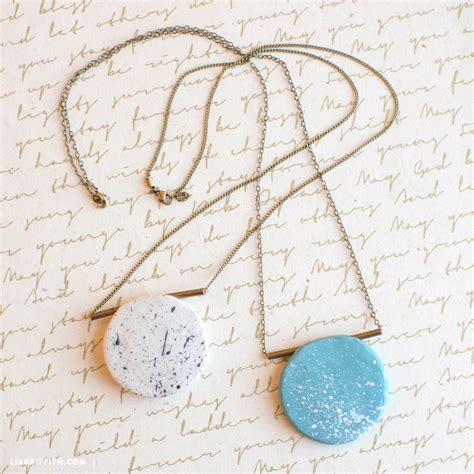 Diy Polymer Clay Necklace Lia Griffith