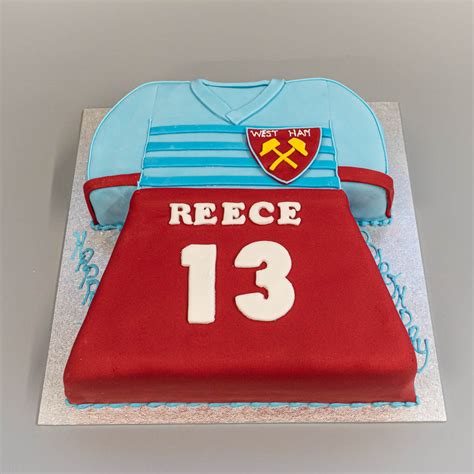 Football Shirt Birthday Cake Regency Cakes Online Shop