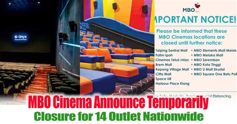 Tap here to add the western journal to your home screen. MBO Cinema Announce Temporarily Closure for 14 Outlet ...