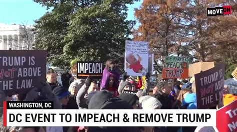 dc event to impeach and remove trump watch votevets will goodwin speaks in front of the u s