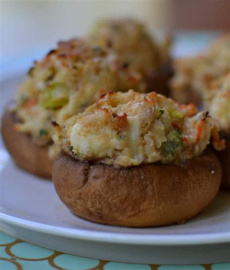 Quick And Creamy Crab Stuffed Mushrooms Small Town Woman