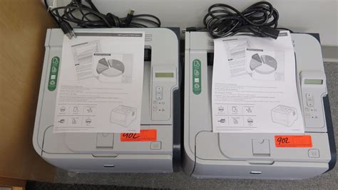 Make persistent representations of graphics or text, usually on paper. HP LaserJet Pro M402dn - Test Page Printed, May Need Ink Toner Cartridge - Oahu Auctions