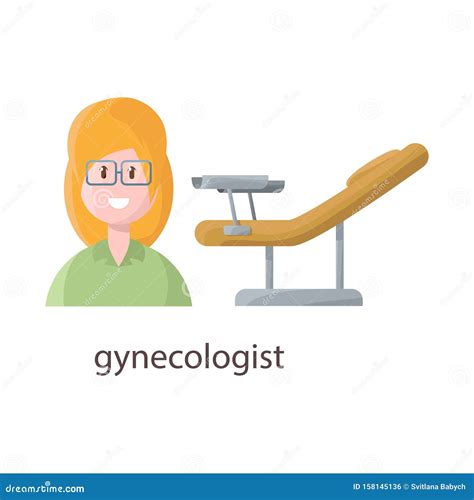 Isolated Object Of Gynecologist And Gynecology Symbol Collection Of