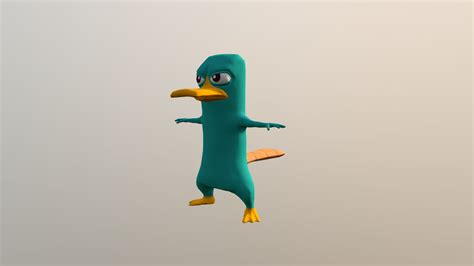 Perry The Platypus Download Free 3d Model By Florian Schilkowski