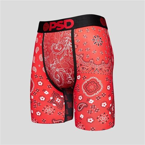 Download PSD Underwear Boxer Briefs - Hype Red Bandana | eBay