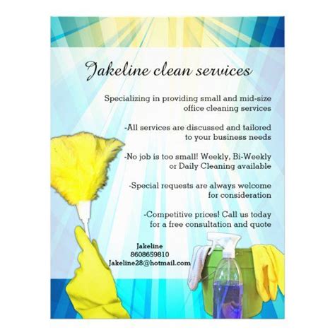 Kontaktai, adresas, registracijos data, ataskaitos ir dar daugiau. Vibrant Ray Business Office Cleaning Service Flyer ...