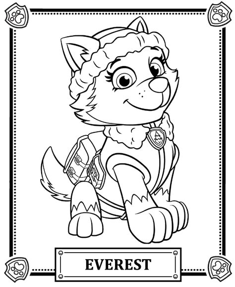 Maybe you would like to learn more about one of these? PAW Patrol Everest Coloring Pages - Get Coloring Pages