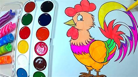Portuguese rooster from barcelos city galo de barcelos, made in ceramic color black. Rooster: Coloring Pages For Kids | Rooster Coloring Pages ...