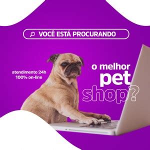 O Melhor Pet Shop Social Media PSD Editável download Designi