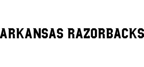 Arkansas Razorbacks Font Download Famous Fonts