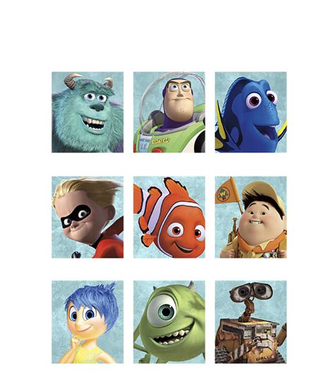 Disney Pixar Movie Characters