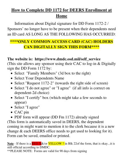 19 Dd Forms 1172 Page 2 Free To Edit Download And Print Cocodoc