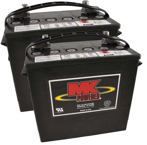 2x Mk M22nf Sld A Mobility Scooter Power Chair Batteries