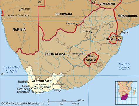 Cape Africa Map