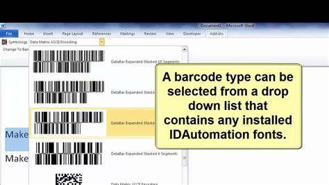 How to install fonts on iphones and ipads. How to Create Barcodes in Microsoft Word using Barcode ...