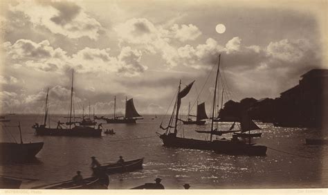 Eadweard Muybridge Moonlight Effect Bay Of Panama 1877 National