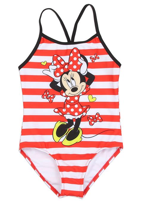 Bikini Minnie Mouse Ropa De Baño Niña Futakuchi