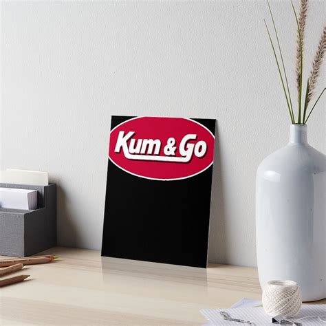 Kum And Go Logo Art Board Print By Alvarjenki Redbubble