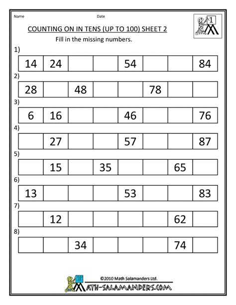 Printable Maths Worksheets Maths Worksheets For Kids
