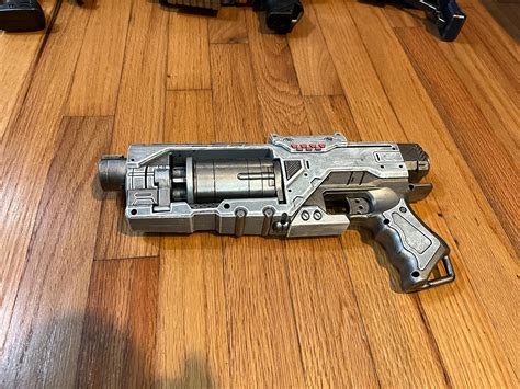 Custom Painted Nerf Gun For Cosplay Or Display White Knight Etsy