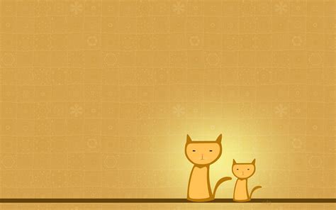 46 Cute Cartoon Cat Wallpapers Wallpapersafari