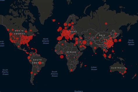 Maps Show Explosion Of Covid 19 Cases Around The World