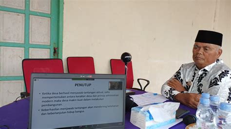Webinar Nasional Bupati Enrekang Paparkan Urgensi Pembangunan Desa Di