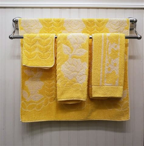 Soak up the suds in style with designer bath & body sets, fluffy towels to wrap up in, shower caddies and bath mats for up to 60% less.* Yellow Bath Towels Set of Four Cannon Vintage Bathroom