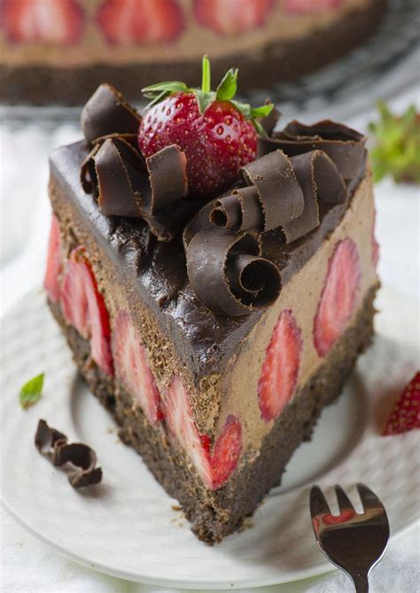 Strawberry Chocolate Cake Chocolate Dessert Recipes Omg Chocolate