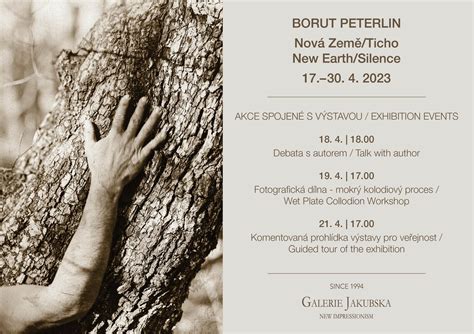 Borut Peterlins New Earthsilence Exhibition In Prague Dolenjski Muzej