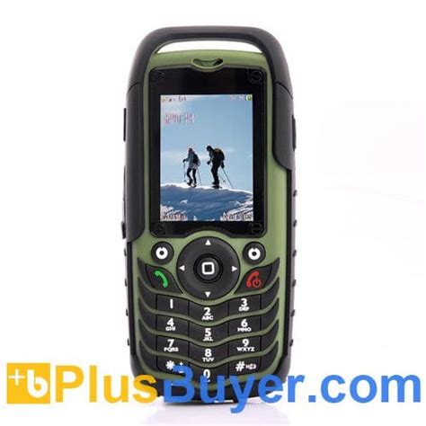 Fortis Rugged Dual Sim Mobile Phone Green Shockproof Dustproof