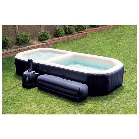 Intex Purespa Bubble Hot Tub And Pool Set Pool Hot Tub Inflatable Hot