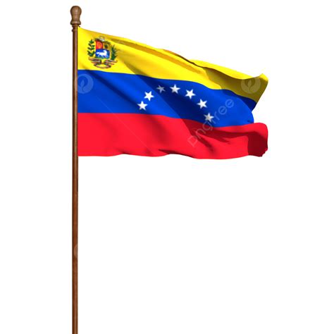 Venezuela Flag Clipart Transparent Background Venezuela Flag With Pole