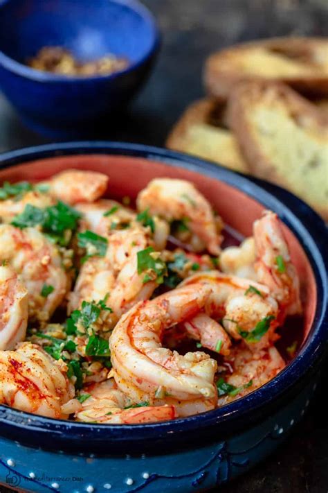 Gambas Al Ajillo 10 Min Spanish Garlic Shrimp The Mediterranean Dish