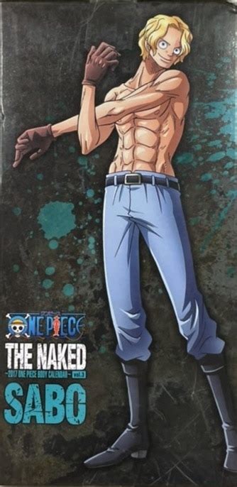 Banpresto THE NAKED 2017 ONE PIECE BODY CALENDAR03 One Piece Sabo Green