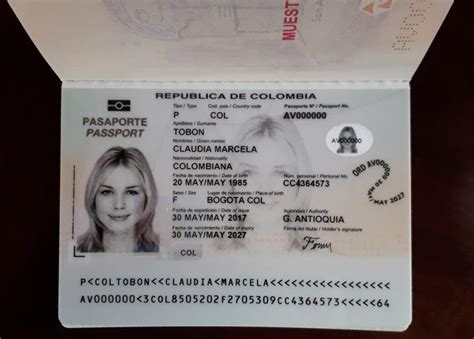 Así Es El Nuevo Pasaporte Colombiano Correo Confidencial