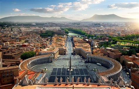 Wallpaper City The City Rome Italy Italy Panorama Europe View
