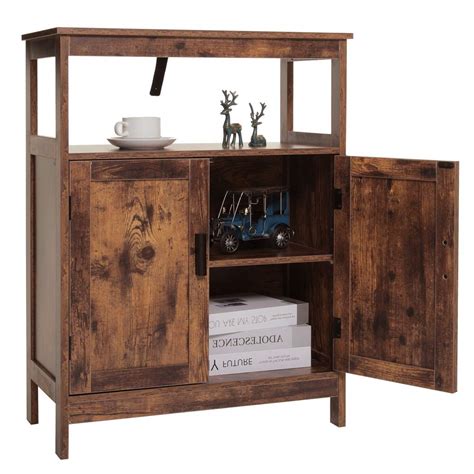 Buy Usikey Floor Storage Cabinet With 2 Doors Accent Small Side