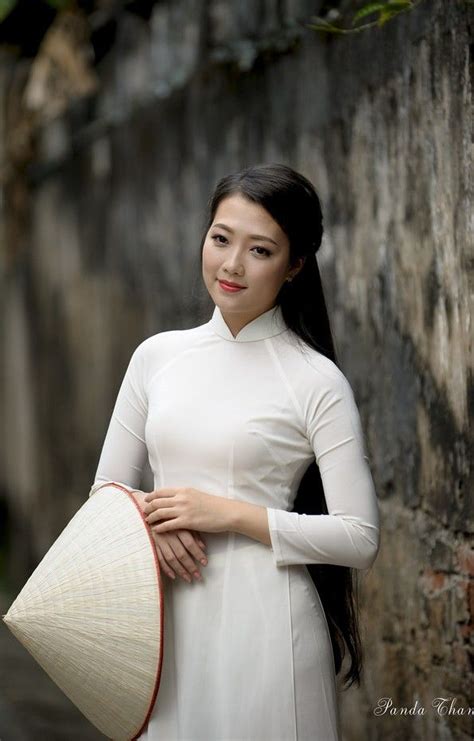 Long White Dress Long Dress High Neck Dress Ao Dai Vietnam