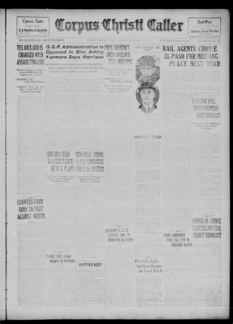 Corpus Christi Caller (Corpus Christi, Tex.), Vol. 23, No. 331, Ed. 1