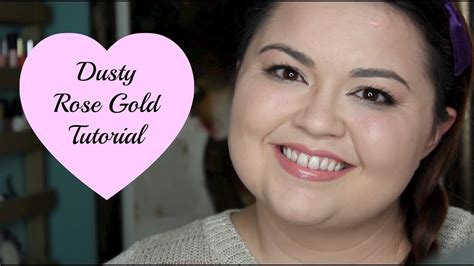 Beautiful Dusty Rose Gold Eye Makeup Tutorial Youtube