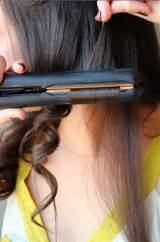 How To Curl Hair With A Flat Iron Pictures