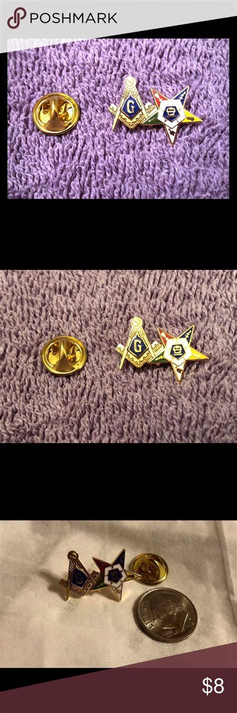 💙masonicoes Dual Lapel Pin Order Of The Eastern Star Eastern Star