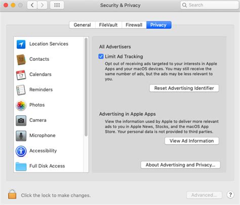 7 Macos Privacy Settings You Should Enable Now Mashable