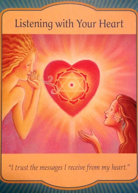 Listening To Your Heart Archangel Oracle