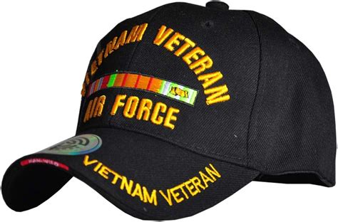 Air Force Vietnam War Veteran Hat Embroidered Baseball Cap Duck Tongue Cap Amazon Ca Clothing